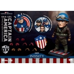Figurine Captain America The First Avenger Egg Attack Action Captain America DX Version 17cm 1001 fIGURINES (3)