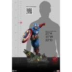 Statuette Marvel Premium Format Captain America 53cm 1001 Figurines (6)