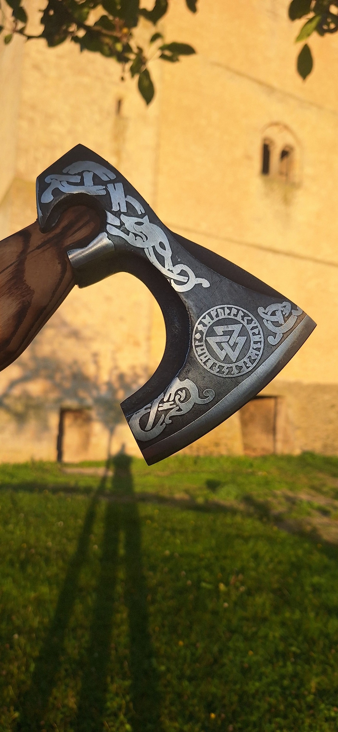 Hache Viking Valknut 1