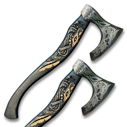 Hache Viking loup Fenrir
