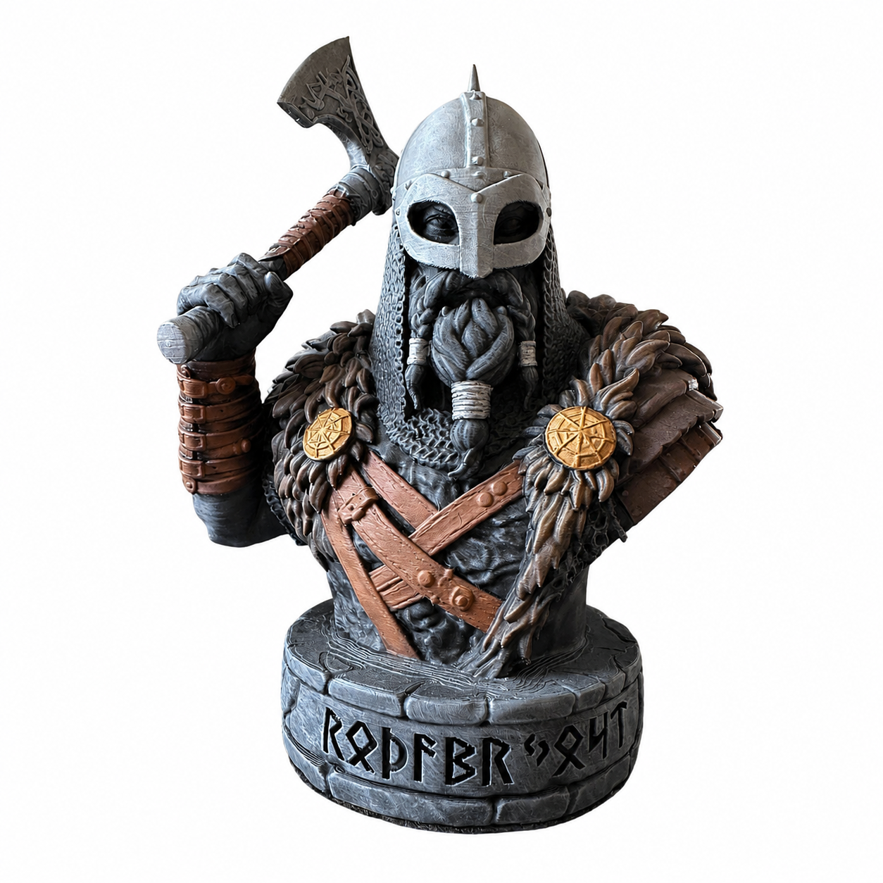 Statuette Viking « Rodfersøut » – Création Exclusive Julil Créations