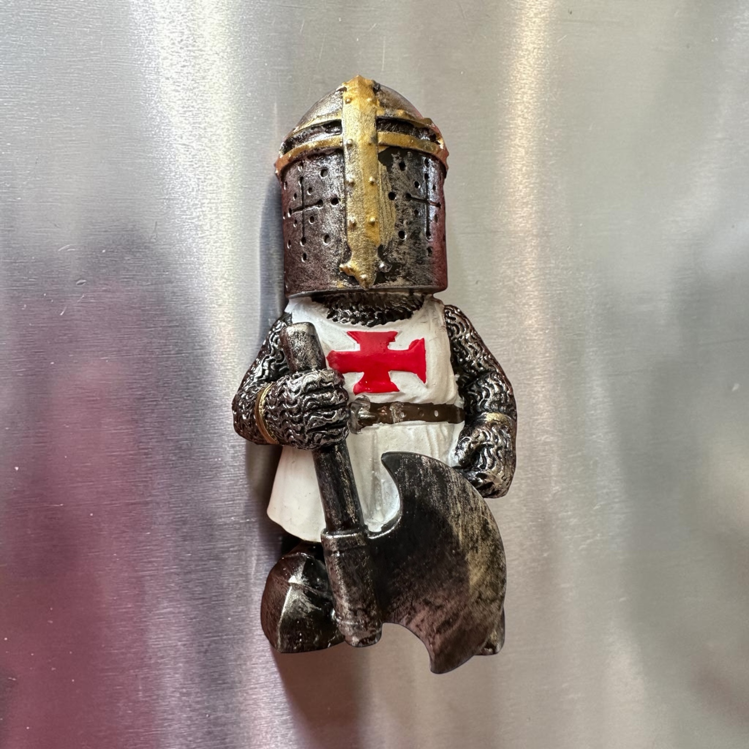 Magnet Chevalier Templier à la Hache
