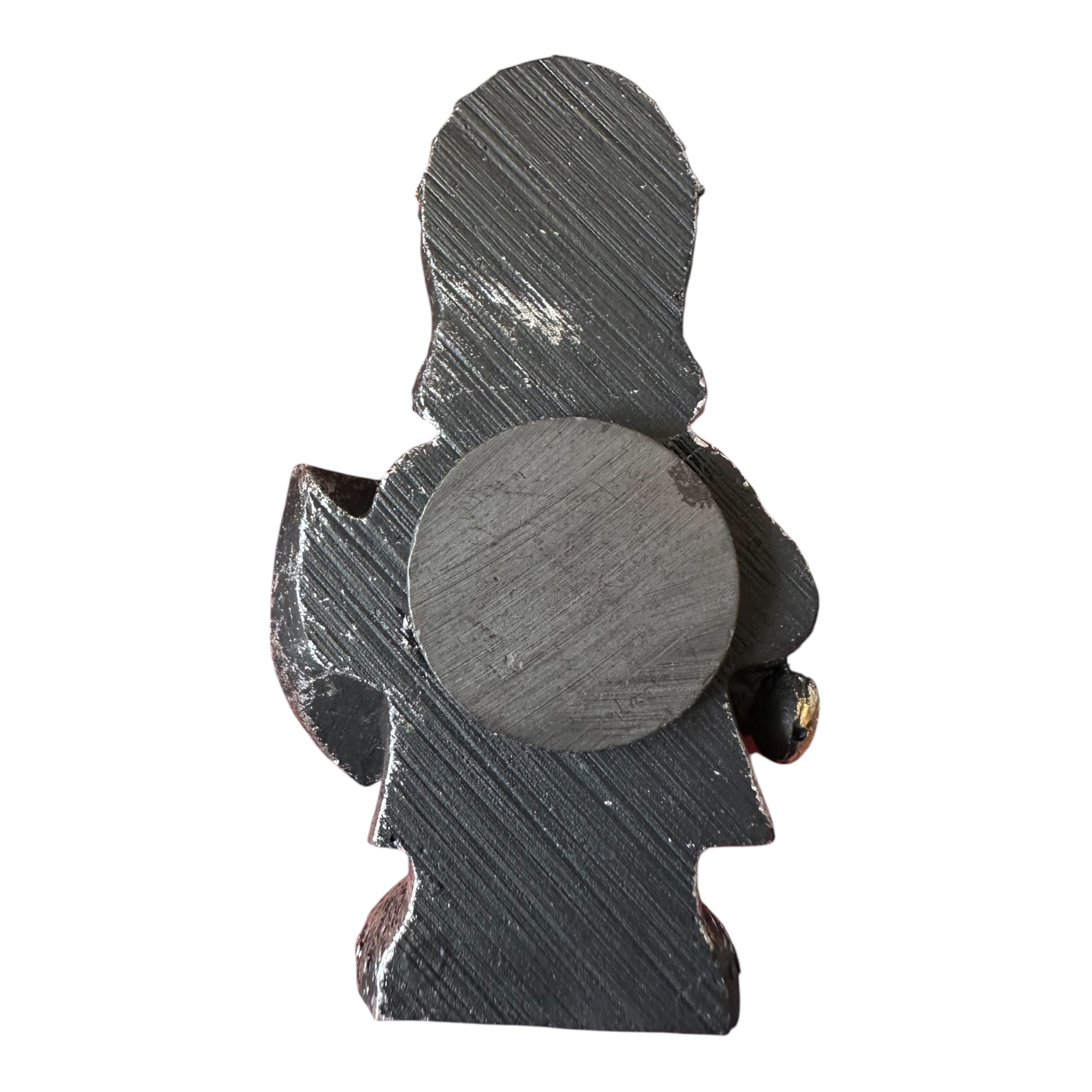 Magnet Chevalier Croisé avec Épée et Bouclier – Aspect Métal Vieilli