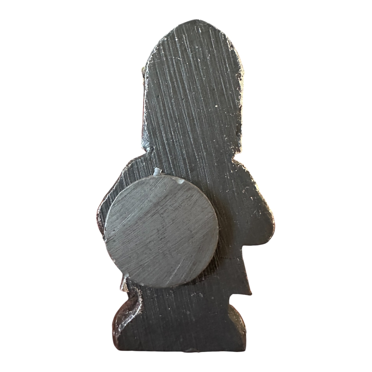 Magnet Chevalier Croisé à la Hache de Guerre – Aspect Métal Vieilli