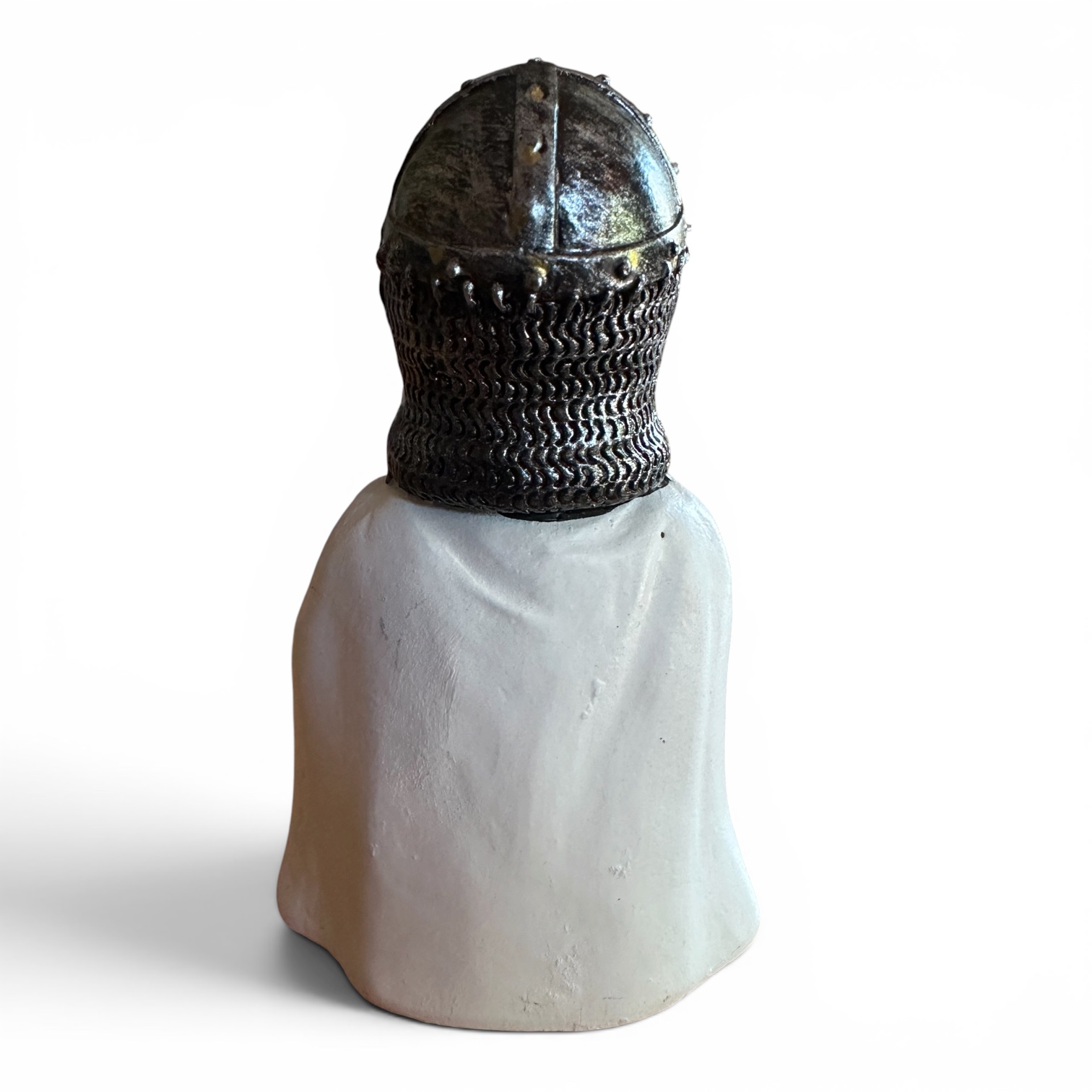 Figurine Chevalier Templier avec Hache – Statue Médiévale en Résine 8 cm