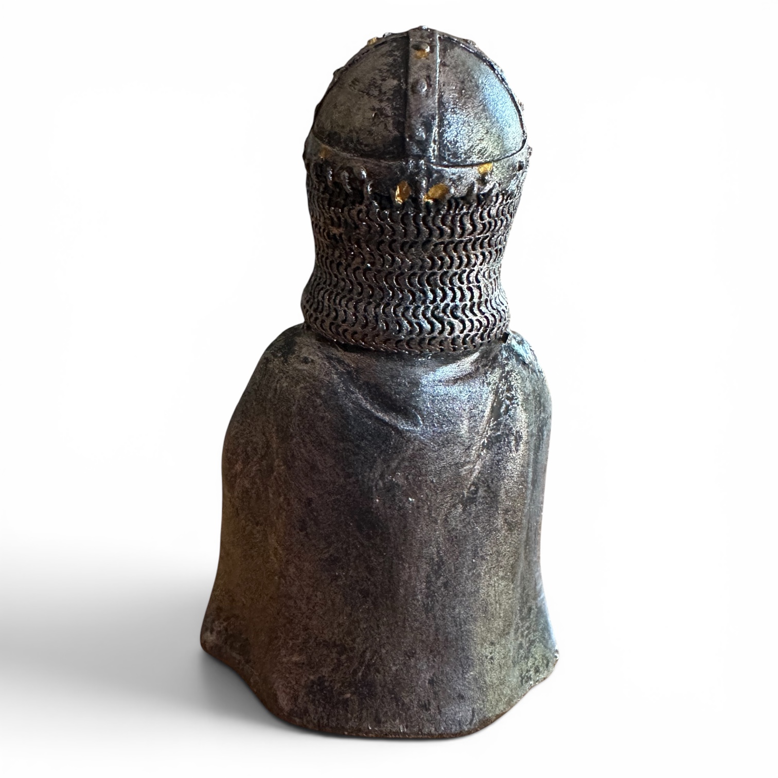 Figurine Chevalier Médiéval avec Hache – Statue en Résine 8 cm