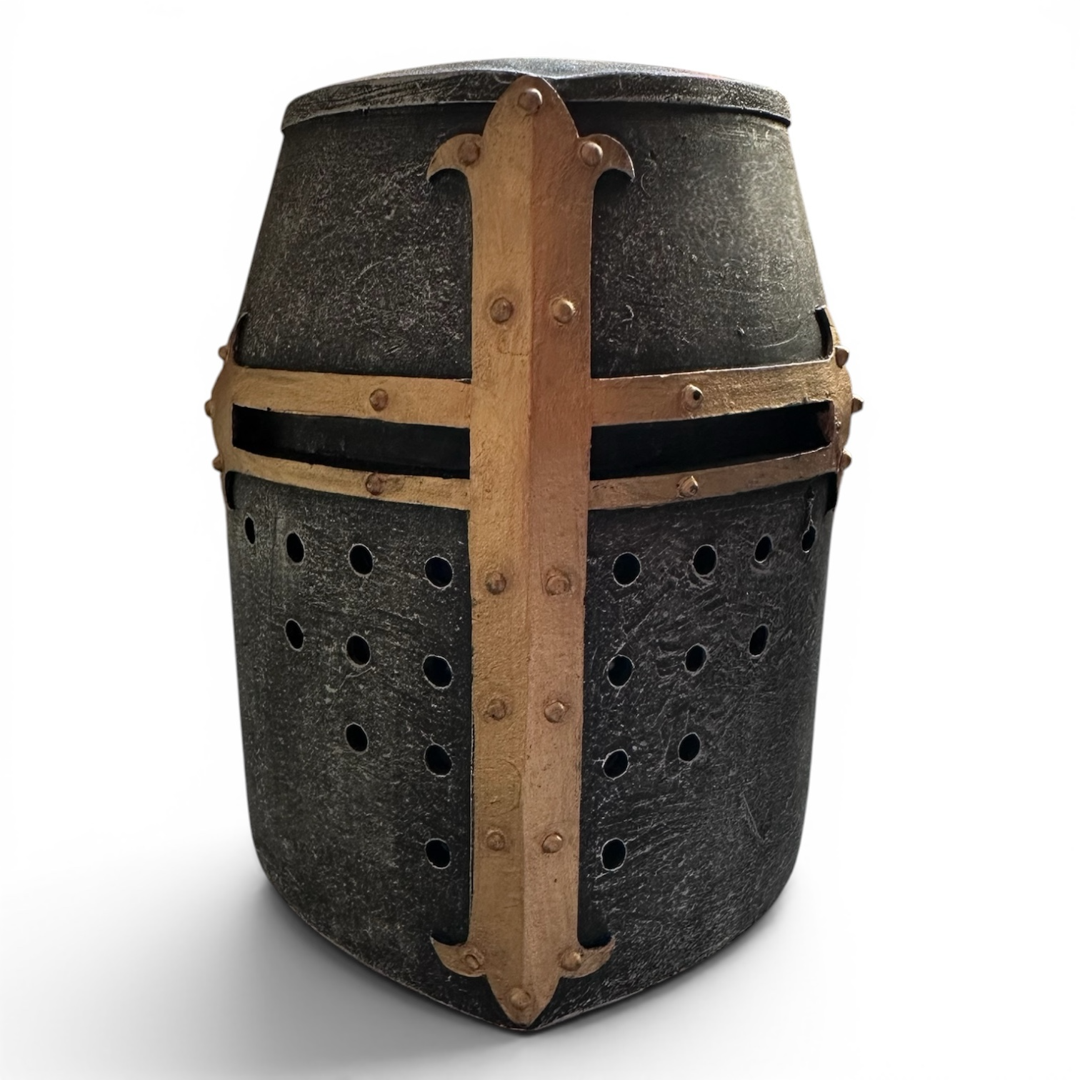 Tirelire Casque de Chevalier Croisé – Décoration Médiévale