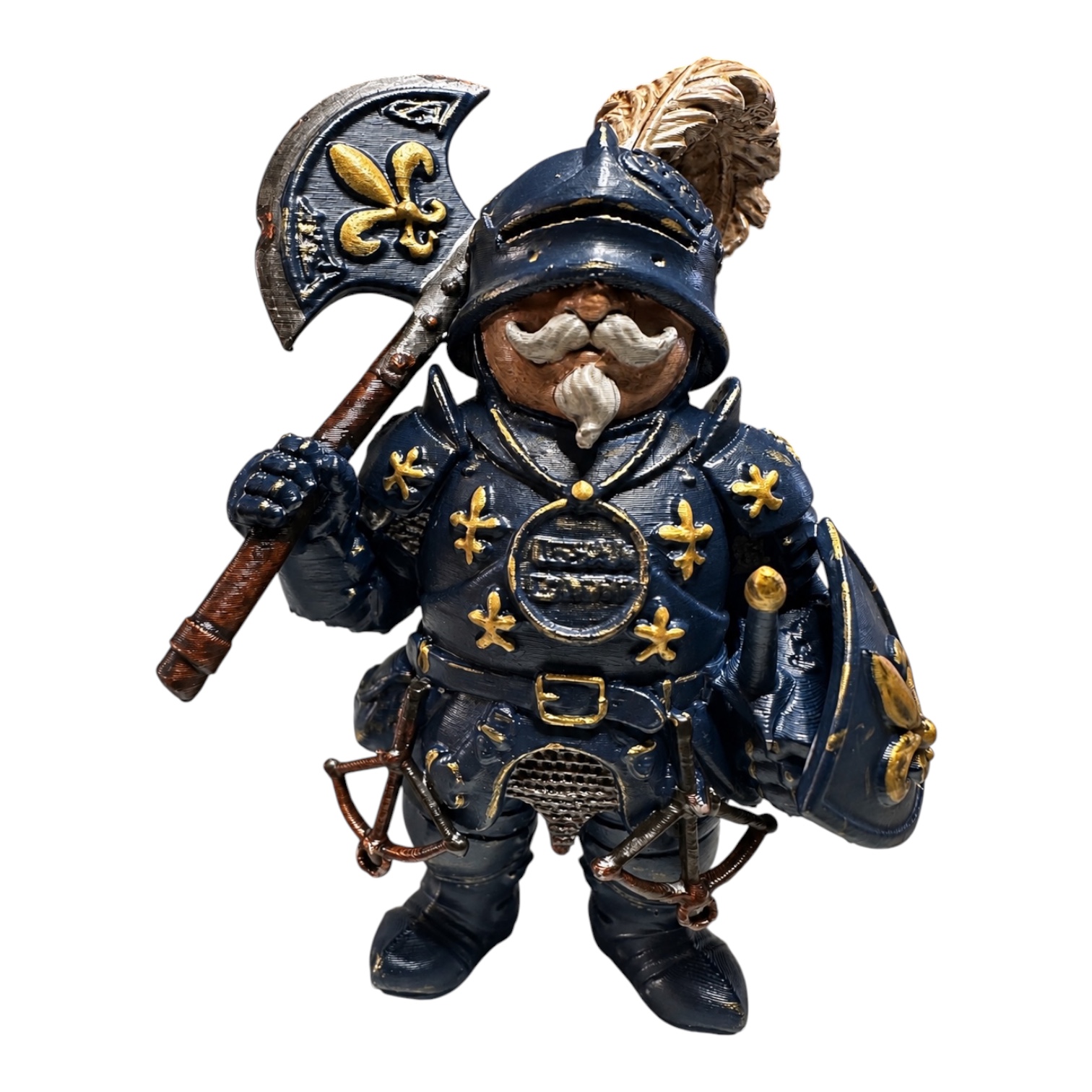 La Figurine Chevalier Royal – Création Artisanale Unique par Julil Créations