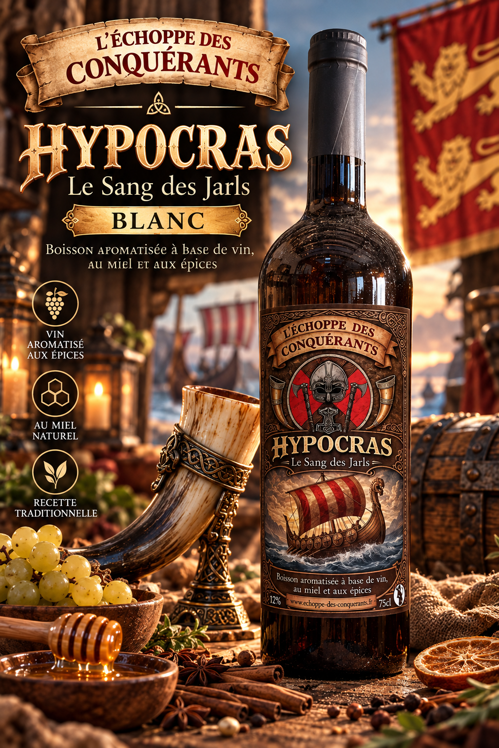 HYPOCRAS BLANC – LE SANG DES JARLS
