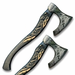 Hache Viking loup Fenrir