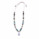Collier Quartz Rose artisanal - Douceur et Harmonie La Rose du Nord