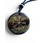 Pendentif Oeil de Tigre - Vegvisir, la Boussole Viking
