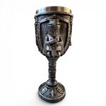 Calice Templier Médiéval en Acier Inoxydable – Chevaliers du Temple