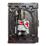 Boîte Secrète en Forme de Livre – Chevalier Templier