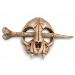 BROCHE MÉDIÉVALE CRÂNE ET OS