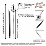 Rapière Flamberge 6