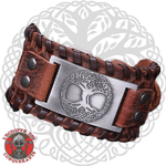 Bracelet marron Yggdrasil 1
