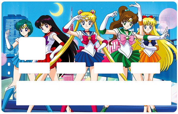 Sticker pour carte bancaire, Tribute to Bishojo Senshi, Sailor Moon, édition limitée 100 ex.