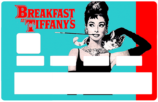 Sticker pour carte bancaire, Audrey Hepburn