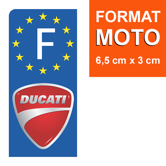 ducati-sticker-plaque-immatriculation-moto-GAUCHE-france