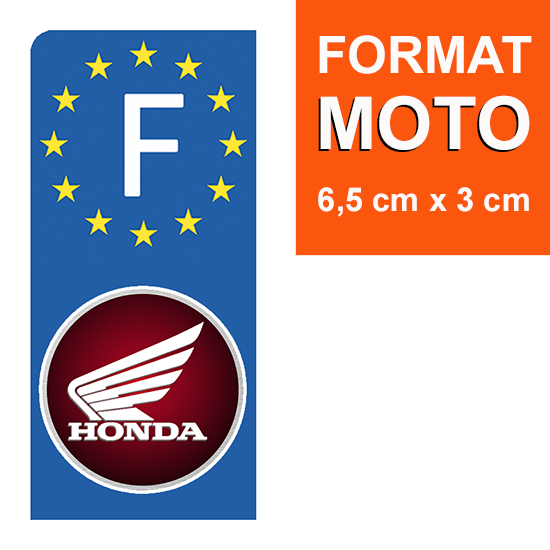 honda-sticker-plaque-immatriculation-moto-GAUCHE-france