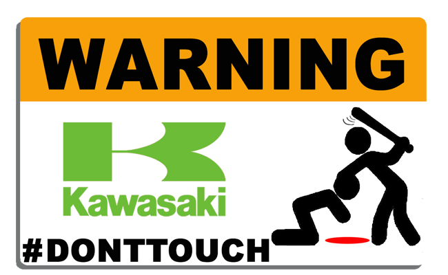 KAWASAKI-Sticker-TOUCHE-PAS-DONT-TOUCH-thelittlesticker