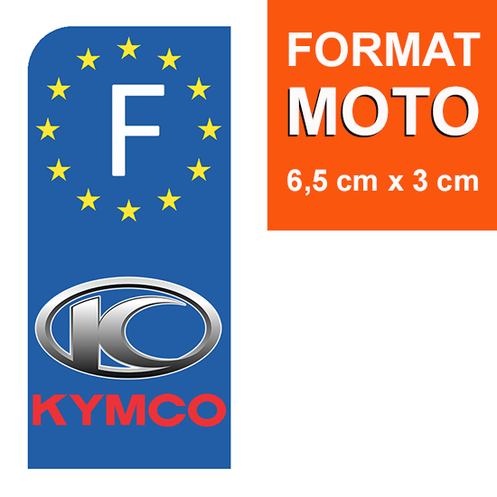 kymco-sticker-plaque-immatriculation-moto-GAUCHE-france