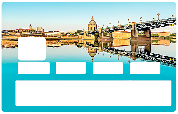Sticker pour carte bancaire, Toulouse