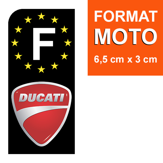 DUCATI-GAUCHE_FRANCE_NOIR_sticker-plaque-immatriculation-moto-DROIT