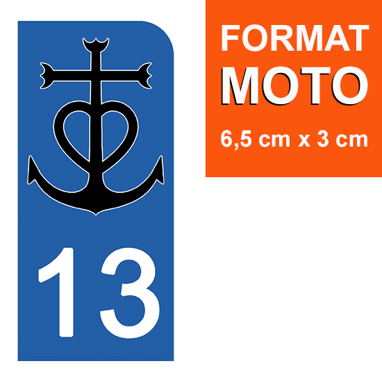 Nouveau logo Rh/ône Alpes Autocollant Moto immatriculation 01