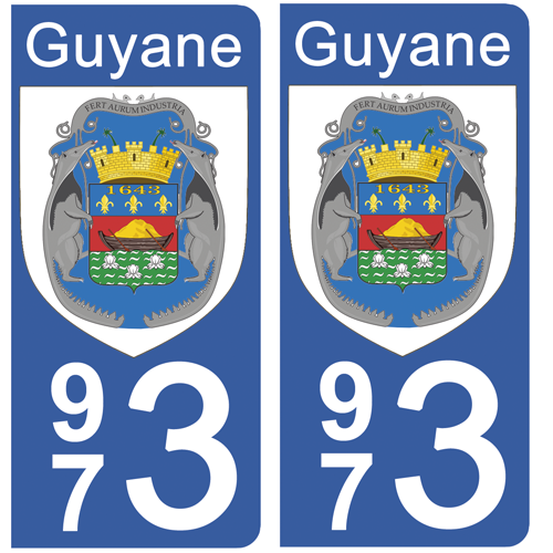 973-blason-GUYANE-sticker-plaque-immatriculation-the-little-boutique