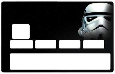 Autocollant pour carte bancaire, Sticker pour carte bancaire, Tribute to Stormtroopers