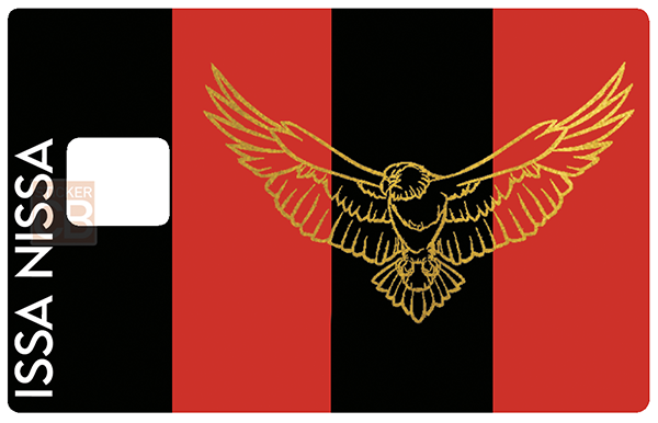 ISSA_NISSA_AIGLE_OGCNICE_STICKER_CARTE_BANCAIRE_STICKERCB