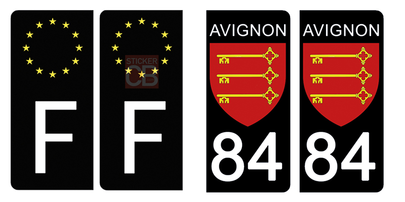84 AVIGNON_sticker-plaque-immatriculation-the-little-sticker-fabricant