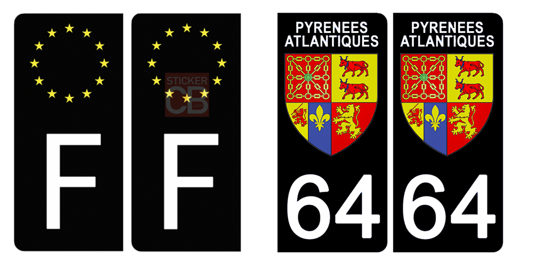 64-PYRENEES_ATLANTIQUE_plaque-immatriculation-the-little-sticker-fabricant