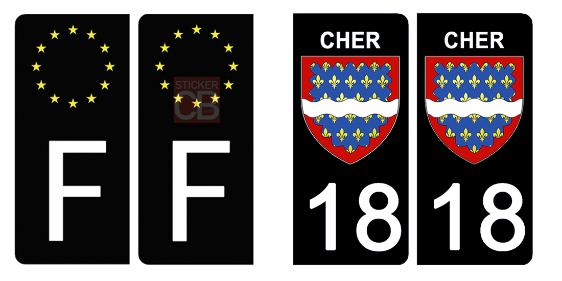 18-CHER-sticker-plaque-immatriculation-the-little-sticker-fabricant- bouche du rhone