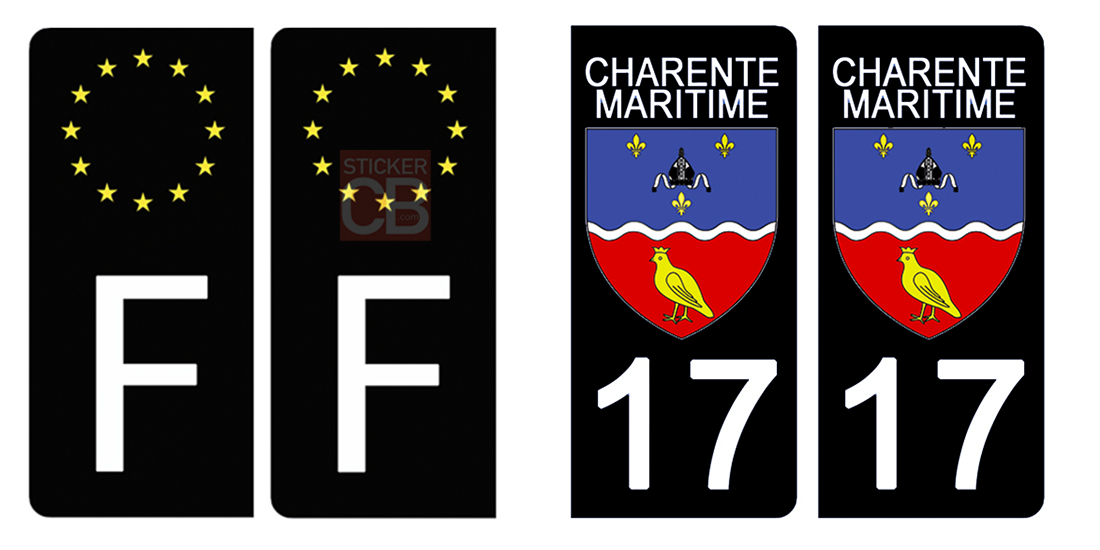 17-CHARENTE-sticker-plaque-immatriculation-the-little-sticker-fabricant- bouche du rhone