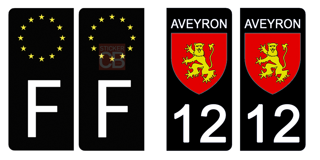 12-AVEYRON_noir-sticker-plaque-immatriculation-the-little-sticker-fabricant- AISNE