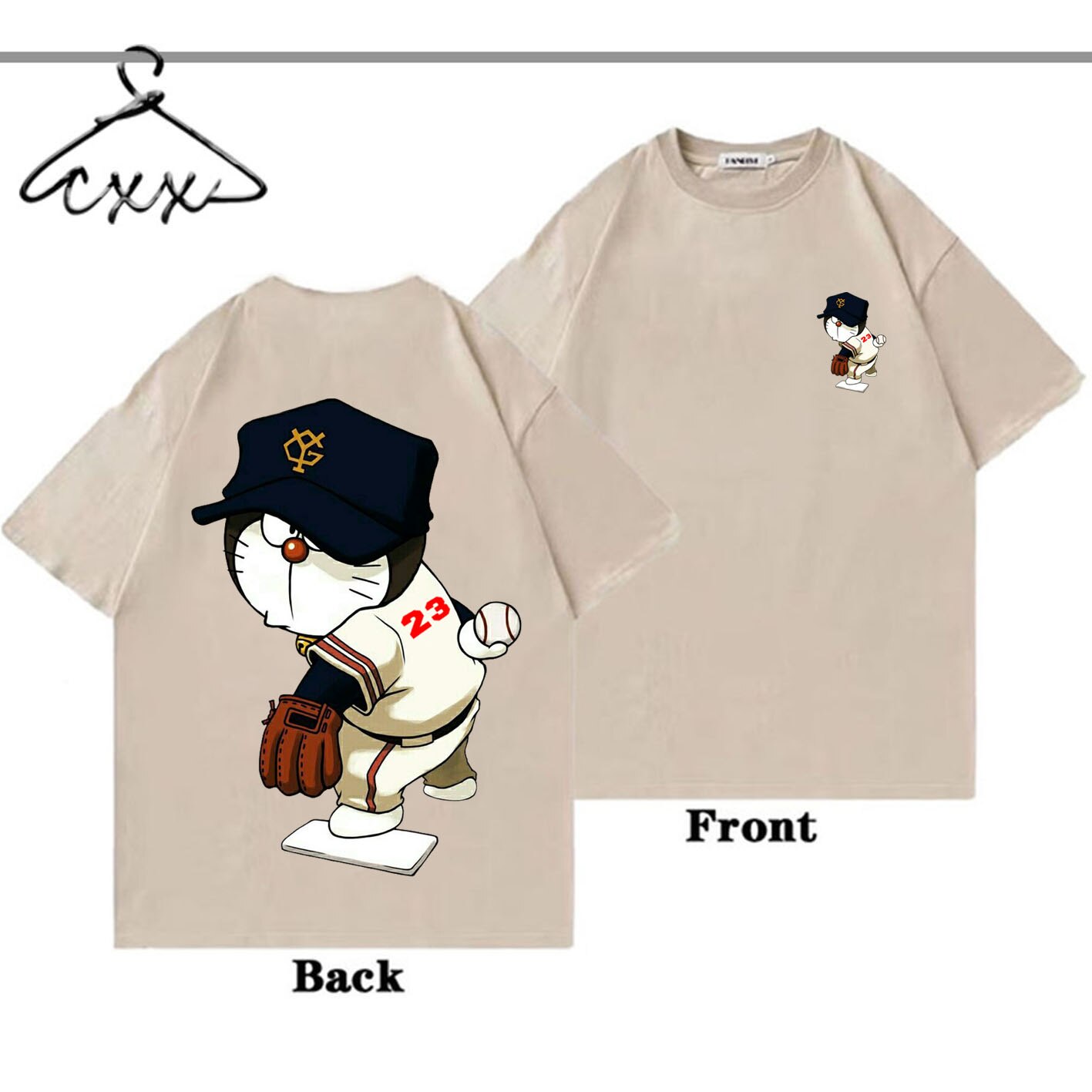 Respzed-T-shirt-manches-courtes-pour-hommes-haut-de-dessin-anim-cool-col-rond-coton-japonais