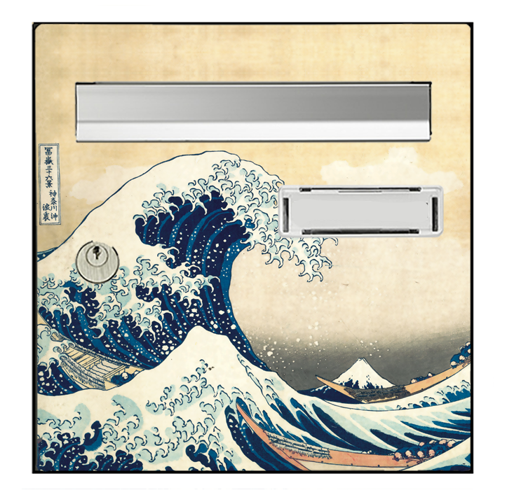 HOKUSAI-vague-kanagawa-sticker-boite-aux-lettre-thelittleboutique-1