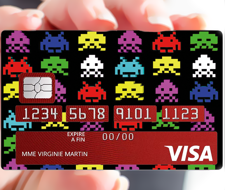Sticker Carte Bancaire personnalisé - TenStickers