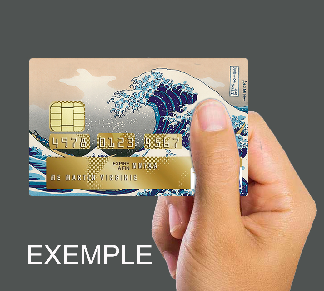 Sticker Pour Carte Bancaire, Les Papillons - 2 Formats De Carte Bancaire Disponibles