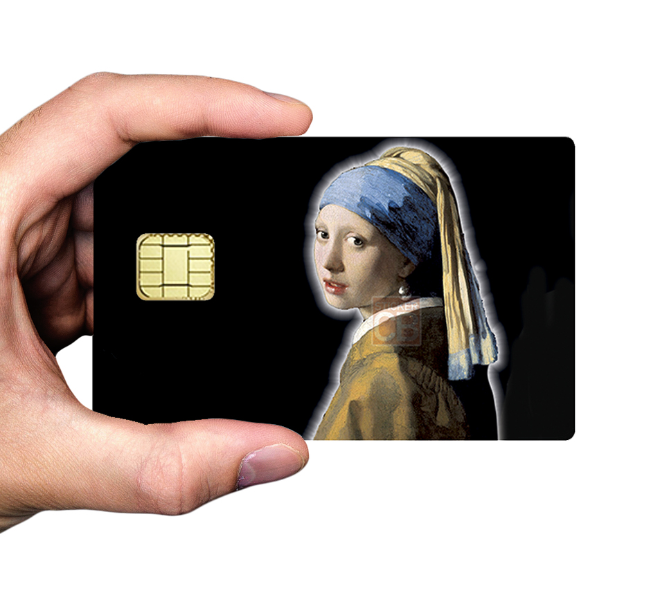 vermer-jeune-fille-a-la-perle-stickercb-credit-card-sticker-1