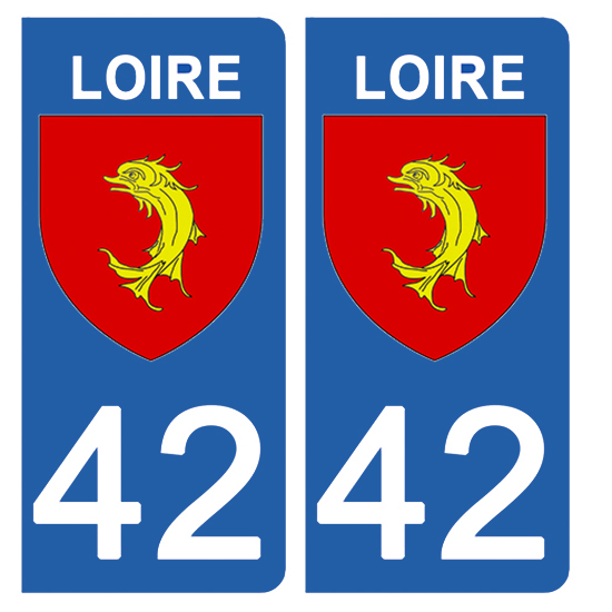 2 Stickers Pour Plaque D'immatriculation Auto, 70 Blason De Haute Saône