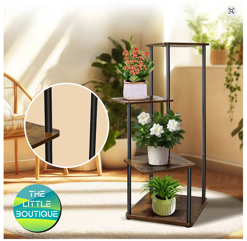 Support pour plantes en métal et bois-thelittleboutique_4