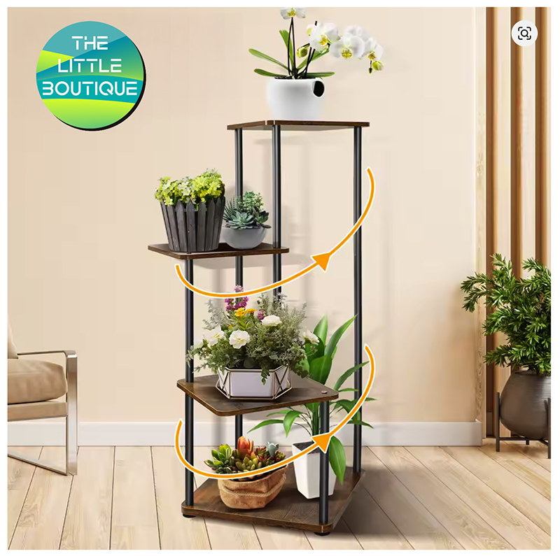 Support pour plantes en métal et bois-thelittleboutique_3