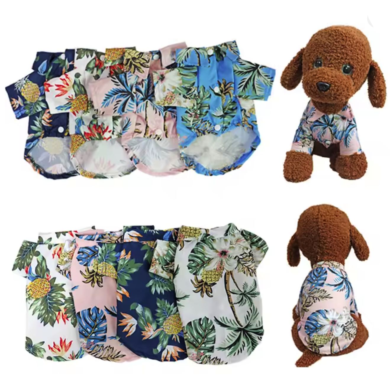 Chemise hawaïenne pour chien et chat –thelittleboutique-6