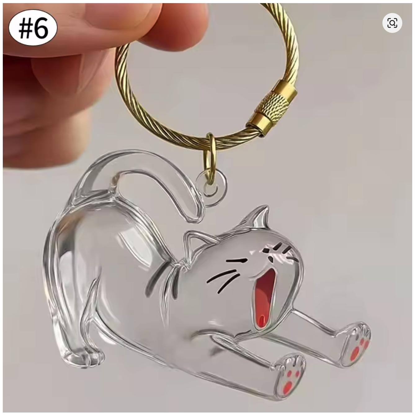 Capsule porte-clé souvenir pour poils de chat – pendentif commémoratif pour animal_6