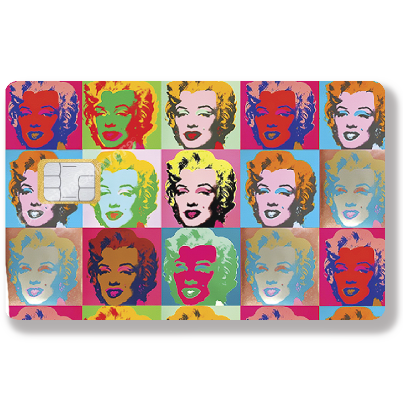 Sticker pour carte bancaire, Tribute to Marilyn Monroe