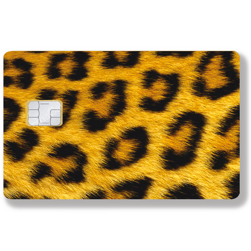 Sticker pour carte bancaire, Leopard